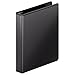 Wilson Jones Heavy Duty Round Ring View Binder with Extra Durable Hinge, 1 Inch, Customizable, Black (W363-14BA), 1 Pack