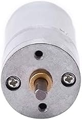 JGA25-370 Geared DC Motor 6V 12V High Torque Permanent Magnet Electric Motor view 2