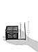 Greenco Mesh Office Supplies Desk Organizer with Note Pad Holder - Small Desk Organizer, Black