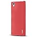 J&D Case Compatible for Xperia L1 Case, Drop Protection Slim Cushion Shock Resistant Protective TPU Slim Case for Sony Xperia L1 Bumper Case, Red