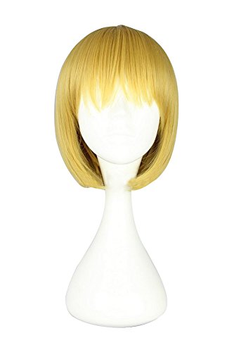 Mtxc Attack on Titan Cosplay Armin Arlert Wig Golden
