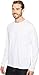 Columbia Men's PFG Zero Rules Long Sleeve Crew, UV Sun Protection, Moisture Wicking Fabric, White, Large