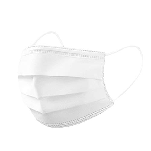 Nesee Surgical Disposable Face Masks with Elastic Ear Loop, 3 Ply Breathable and Comfortable for Blocking Dust Air Pollution Flu Protection - Thumbnail 4