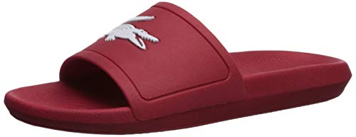Lacoste Men's Croco Slide Sandal, Red/White, 12 Medium US on Galleon  Philippines