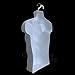 EZ-Mannequins XS158-W Male Torso Body Mannequin Form (Waist Long) WHITE