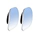 DEDC 2 Pack Blind Spot Mirror, Fan Shape 360 Degree Rotate Sway Adjustabe Blind Spot Mirrors,Anti Glare Blue Tint HD Frameless Convex Side View Mirror