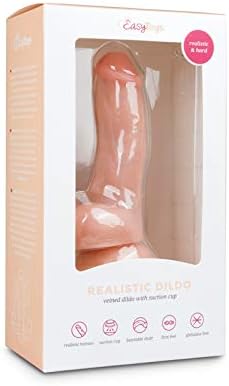 EasyToys Dildo Collection, Real Dong with Beautiful Acorn for Real Feel, 15 cm, Flesh, 100 Percent Phthalate-Free Soft PVC, Lifelike Realistic Dong with Suction Cup