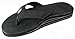 Rainbow Sandals Double Layer Leather Sandal - Black - Mens - L