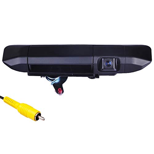 OMOTOR Tailgate Backup Camera for Toyota Tacoma 2005-2014 Black Tailgate Backup Reverse Handle with Camera