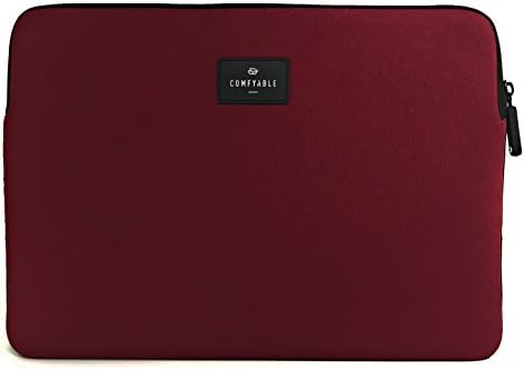 Comfyable 13-13.3 Inch Laptop Sleeve- Neoprene Notebook Cover Case for MacBook Air, MB Pro, Dell inspiron - Burgundy