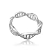 DNA Ring Neurotransmitter Dopamine Acetylcholine Serotonin Size 6.25 (Silver)