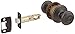 Schlage F10 GEO 716 Georgian Door Knob, Hall & Closet Passage Lock, Aged Bronze
