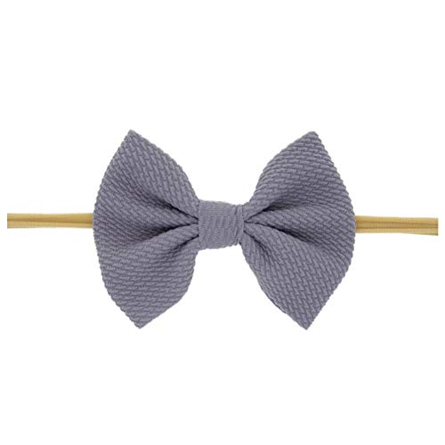 image for Toptim Baby Girl's Elastic Headbands and Bows for Newborn Infant Toddl