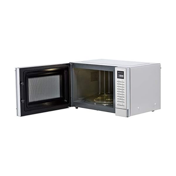 Panasonic-NN-ST48KSBPQ-Solo-Inverter-Microwave-Oven-with-Turntable-1000-W-32-Litres-Silver Panasonic NN-ST48KSBPQ Solo Inverter Microwave Oven with Turntable with 25 Programmes and a Junior Menu, 1000 W, 32 L…