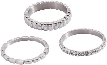 Amazon.com: kate spade new york Set in Stone Ring Set, Clear Multi