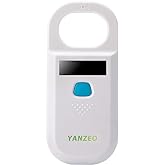 Yanzeo AR180 Pet Dog Cat Microchip Reader,Stray Animal ID 134.2kHz 125kHz 15 Digits Animal Chip Registration RFID Microchips Scanner