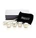 BrüMate Whiskey Stone Gift Set, Stainless Steel Whiskey Ice Cubes, Rocks, Set of 4