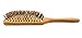 Large Square Bamboo Paddle Brush by Better Beauty Products, Massage Pins Brush, Detangling Brush, Professional Salon Brush, 100% Natural Bamboo Base with 100% Natural Bamboo Scalp Massaging Bristles