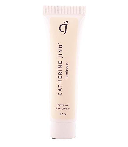 Luminous - Caffeine Eye Cream for Dark Circles & Puffiness with Hyaluronic Acid & Squalane, A Brightening Anti-Aging Moisturizer is a Powerful Under Eye Treatment By Catherine Jinn Skin Care. 0.5 oz.
