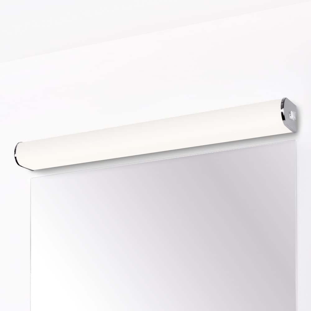 ENUOTEK 15W LED Bathroom Vanity Wall Light Fixture, Above Bath Mirror Light Under Cabinet Lamp, Length 60CM, IP44, Wide Lighting Range 1400Lm, Neutral White 4000K, Not Dimmable