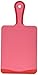 Microban Antimicrobial Paddle Cutting Board with Handle, Cherry Red, 14x7 Inches