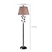 Kenroy Home 32240ORB Ashlen Floor Lamp with Oil Rubbed Bronze Finish, Rustic Style, 58.75