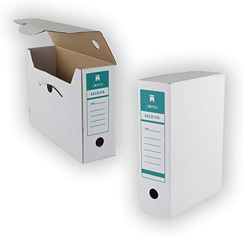 25 Cajas archivo definitivo folio sencillo: Amazon.es: Bricolaje y herramientas