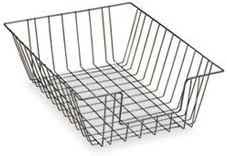 (3 Pack Value Bundle) FEL65112 Workstation Legal Size Desk Tray Organizer, One Tier, Wire, Black