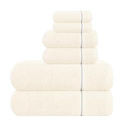 MyOwn Ultra Soft 6 Pack Cotton Towel Set, Contains