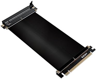 EZDIY NEW PCI Express 16x Flexible Cable Card Extension Port Adapter High Speed Riser Card-15cm