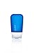 humangear GoToob+ (Medium) | Refillable Silicone Travel Bottle | Locking Lid | Food-Safe Material | Dark Blue, Medium (2.5 fl.oz.; 74ml)
