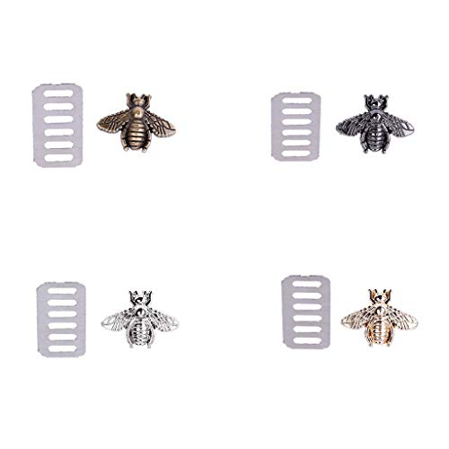 Misright 2 Sets Bee Metal Purse Handba DIY Handbag Shoulder Bag Purse Hardware Accessories (BK) - Thumbnail 5