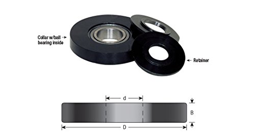 Amana Tool 61656 Insert Shaper Cutter Accessory 3/4 Bore Ball Bearing w/Retainer