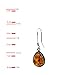 Sterling Silver Amber Classic Teardrop Earrings