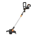 WORX WG170.1 12" Grass Trimmer/Edger/Mini-Mower 2 20V 4.0Ah Batteries & Charger Included GT Revolution, Black and Orange