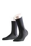 Falke Women's Touch Casual Sock-1 pair-65% Cotton, 32% Polyamide, 3% Elastane, Black, 35-38 (US 5-7.5)