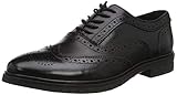 Hush Puppies Men's Santiago Oxford, Black, 12