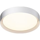 ET2 Echo - 40W 1 LED Flush Mount-4.25 Inches Tall and 24 Inches Wide-White Finish