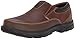 Skechers USA Men's Segment The Search Slip On Loafer, Dark Brown, 9 M US