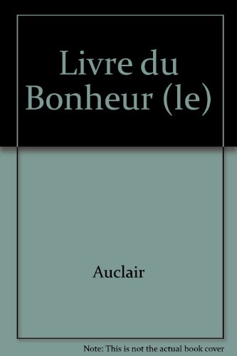 Le  livre du bonheur