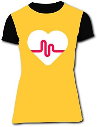 PXXPI Wave musical-ly-Youth Women's Tee Fashion S Black