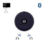 New eranton Portable Bluetooth Wireless A2dp Audio srereo Transmitter RCA/3.5mm Support Pairing Two Headsets Simultaneously for TV PC CD Player Kindle Fire iPod Mp3/mp4 Etc