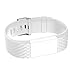 For Fitbit Charge 2 Bands, Adjustable Replacement Bands with Metal Clasp for Fitbit Charge 2 Wristbands Special Edition White Small