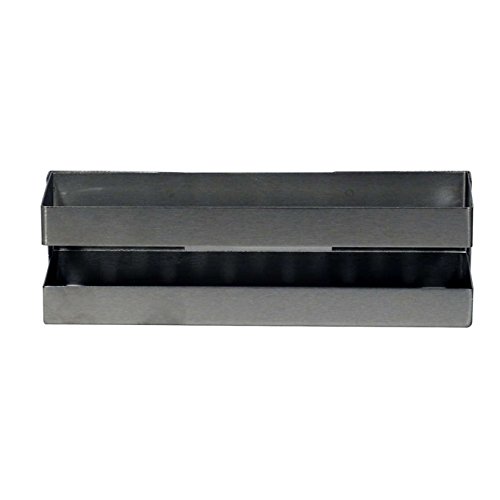 Compactor Magnetic Kitchen Spice Rack for Fridges and Metal Surfaces, Stainless Steel, Silver, 20.5 x 6 x 6 cm