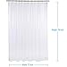 AmazerBath Clear Shower Curtain Liner, 72 x 78 Inches EVA 8G Heavy Duty Plastic Waterproof Weighted Thick Bathroom with 3 Weights and 12 Rustproof Grommet Holes