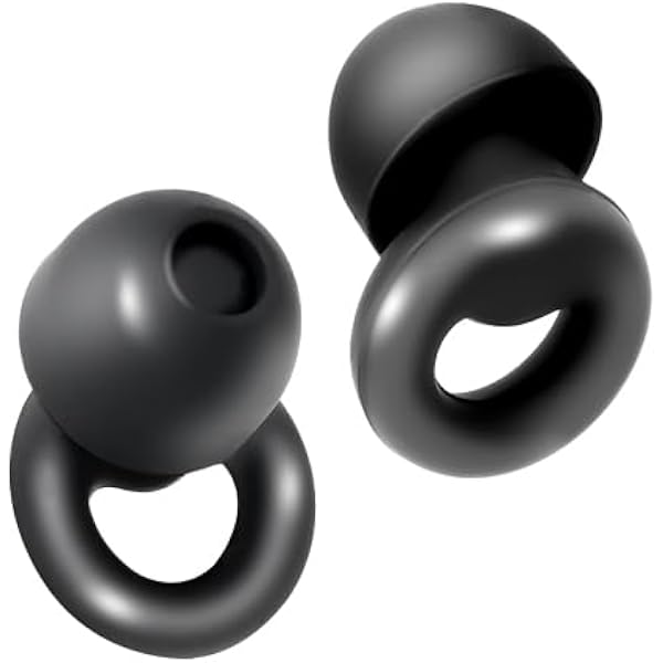 Pearyaest Reusable Silicone Ear Plugs For Sleeping – Noise Cancelling With 4 Sizes (XS/S/M/L) & Travel Case