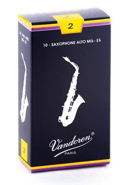 Vandoren Alto Saxophone Reeds Strength 2.5 Box of 10