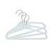 Closet Complete Baby Velvet Hangers, Premium Quality, True-Heavyweight, Virtually-UNBREAKABLE, Ultra-Thin, Space Saving No-Slip, Perfect Size for Babies 0-48 months 360° SPIN, Chrome Hooks, Blue, 25 pc