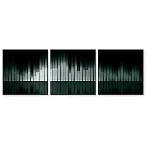 3 Panel Music Note Pictures Home Wall for...