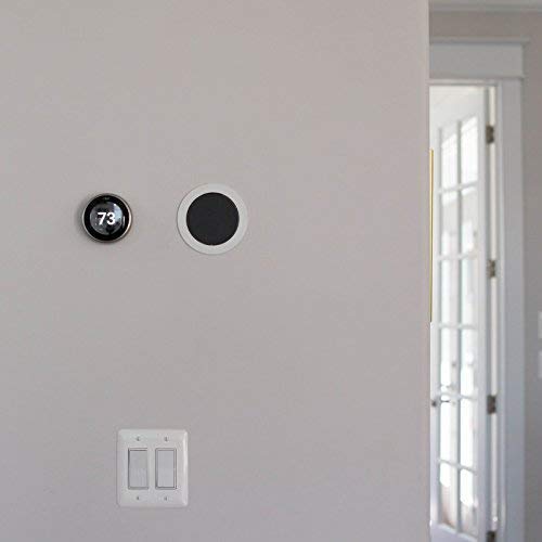 Mount Genie Flush Mount 2nd Gen - Built-in Wall or Ceiling Mount for Round Puck Speakers with Included Wiring (1-pack)